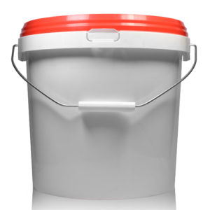 Litre White Plastic Bucket Amphorea Ltd Sales Amphorea Co Uk