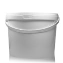 5 Litre White Plastic Bucket Amphorea LTD Sales Amphorea Co Uk