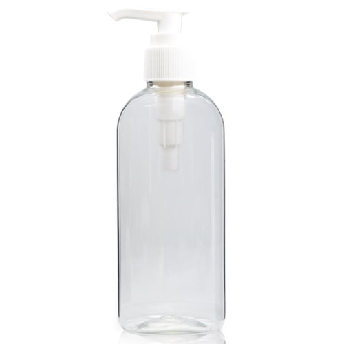 200ml Oval Plastic bottle With Pump