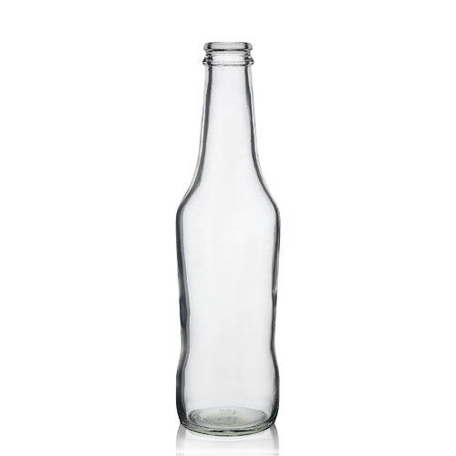 275ml Clear Glass Curvy Beer Bottle