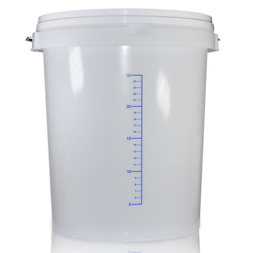 30 Litre Natural Plastic Fermentation Bucket