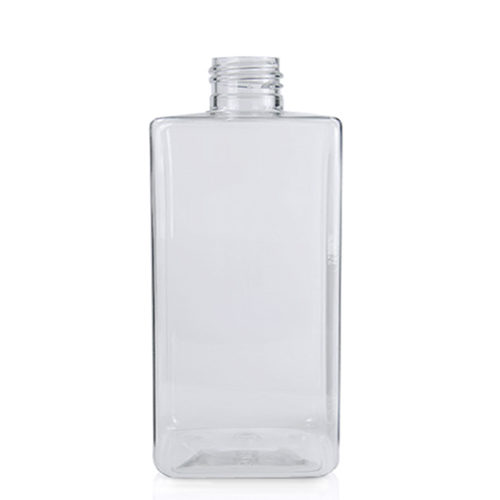 300ml Short Clear PET Square Bottle