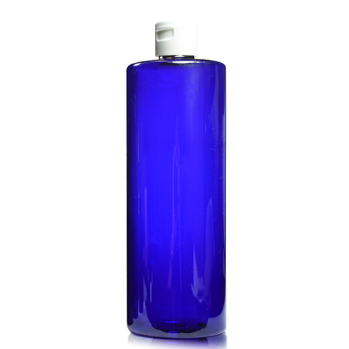 500ml Blue PCR/PET Plastic Bottle