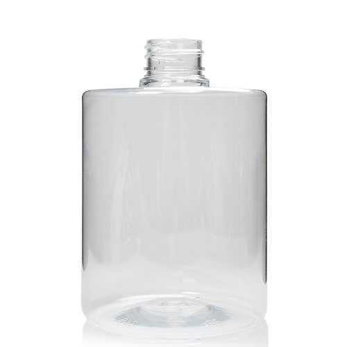 500ml Clear PET Plastic Cylindrical Bottle