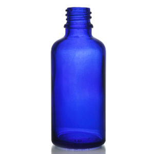 50ml Blue Glass Dropper Bottle - Amphorea LTD - 0161 367 9093