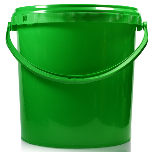 10L Green Bucket & T/E Lid