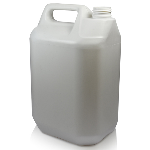 5 Litre White Plastic Jerry Can